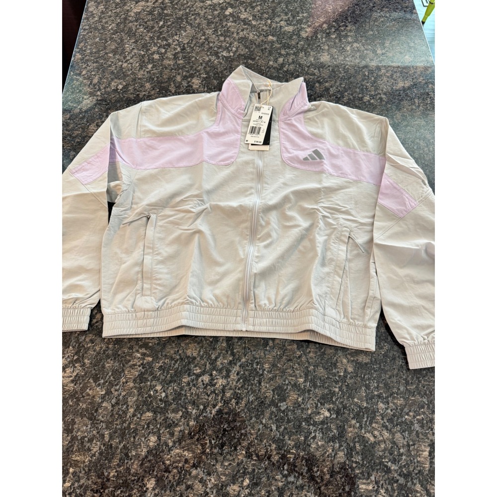 Adidas Running adi365 C JKT W Windbreaker Jacket Grey Lilac KA0335 Womens Medium